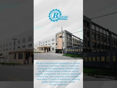 vue d'usine de la machine de formage de rouleaux