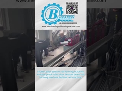 T section machine de porte à rail inférieur pour machine de formage de porte à volets