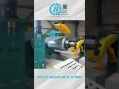 La bobine en acier en métal de bande fendant la ligne a galvanisé l'aluminium en acier de bobine