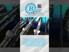 7.5KW Machine de formage de rouleaux à couture debout et solution de production avec 380V/50Hz/3Phase Voltage