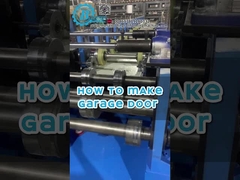 Machine à porte à volets à rouleaux industriels avec système de commande PLC et vitesse 10-20 m/min