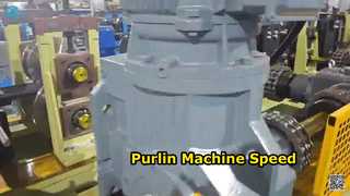 Machine de profilage de pannes C/Z