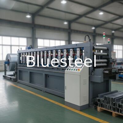 Machine de formage de rouleaux ondulés à vitesse de 10 à 25 m/min pour des tôles d'acier de 0,3 à 0,8 mm et encodeur Omron