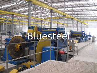 Système de commande PLC de précision de l'acier coupé à la longueur de la ligne 1200 mm bobine OD