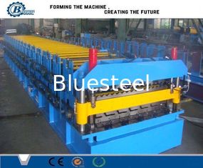 Machine de formage de rouleaux en acier avec puissance moteur principale de 7,5 kW et matériau de rouleaux en acier 45