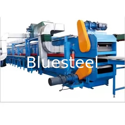 Puissant système de contrôle PLC en acier Fermeture de porte machine de formage de rouleaux 5.5KW moteur AC
